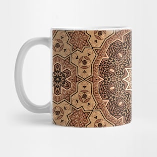 Brown Mosaic Tile Mug